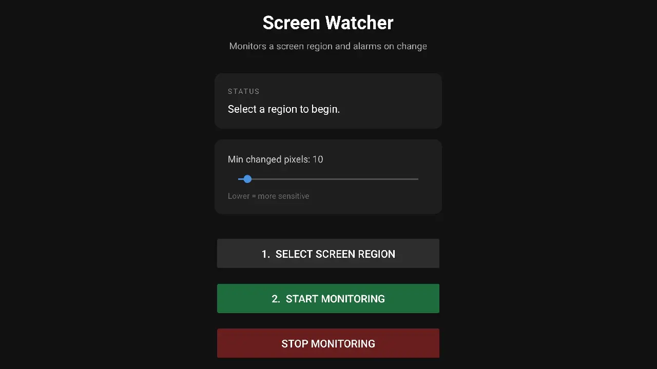 fig. 07 · main screen of the app